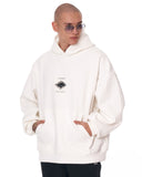 Men's Third Eye Oversized Custom White Hoodie (9)
