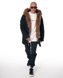 MV Parker-Style Jacket with Furry Trim in Black (8)