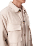Oversized Beige Cachet Jacket with Pockets (7)
