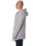 Men's Long Cardigan Grey (4)