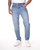 Light Washed Straight Jeans in Ice Blue (2)
