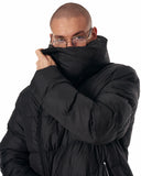 Men's Oversized Long Black Puffer Jacket (10)
