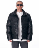 Street Style Oversized Puffy Leather Jacket (10)