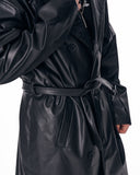 Men's Long Trench Coat With Belt (11)