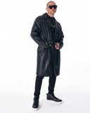 Men's Long Trench Coat With Belt (6)