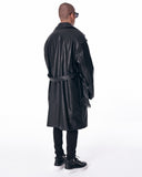 Men's Long Trench Coat With Belt (8)