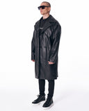 Men's Long Trench Coat With Belt (10)