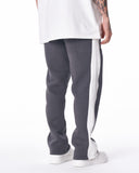 Street Style Gray Sweatpants With White Stripes (7)