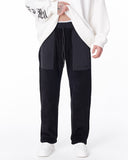 RebellionFire Street Style Black Fleece Sweatpants (2)
