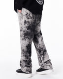 Black and White Bicolor Tie Dye Jeans (4)