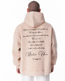 Cream Oversized Hoodie Urban Culture For Men