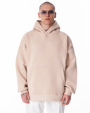 Cream Oversized Hoodie Urban Culture For Men (3)