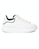 Men's Chunky Sneakers Black Line Shoes White (3)