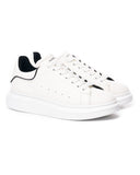 Men's Chunky Sneakers Black Line Shoes White (4)