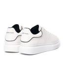 Men's Chunky Sneakers Black Line Shoes White (5)