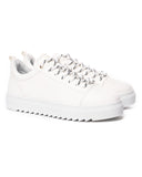 Men's Low Top Sneakers Shoes in Full White (2)