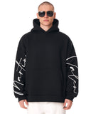 Men's Oversized Hoodie Martin Valen Black