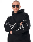 Men's Oversized Hoodie Martin Valen Black (5)