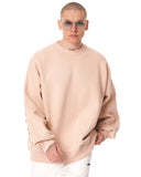 Men's Oversized Sweatshirt Another World's Hell Beige (8)