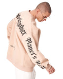 Men's Oversized Sweatshirt Another World's Hell Beige (11)