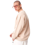 Men's Oversized Basic Beige Sweatshirt (7)