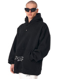 Fuerzio "Strength Through Madness" 3D Printed Designer Oversized Hoodie (2)