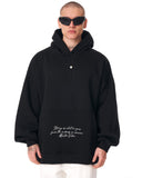 Fuerzio "Strength Through Madness" 3D Printed Designer Oversized Hoodie