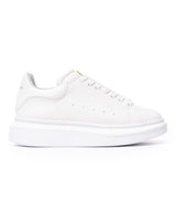 Tênis Masculino com Solado Alto e Coroa Branco