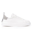 Bobe Suede Belted New Sneakers White Grey (2)