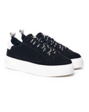 Bobe Suede Belted New Sneakers Black White (4)