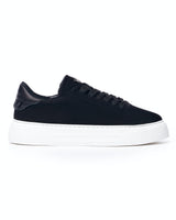 Arc Scarpe in Vera Pelle Scamosciata Nero