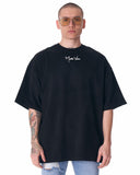 Men's Half Sleeve Black T-shirt (7)