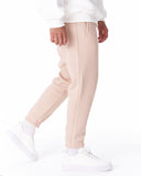 Men's Oversized Front Pintuck Jogger in Beige (4)