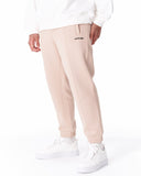 Men's Oversized Front Pintuck Jogger in Beige (5)
