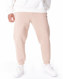 Men's Oversized Front Pintuck Jogger in Beige (2)
