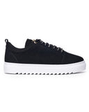 Men’s Low Top Suede Sneakers Shoes Black (3)