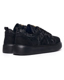 Men's Chunky Sneakers Crowned Shoes Black-Camo (2)
