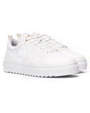 Men's Low Top Sneakers Crowned Designer Shoes Camo-White (2)