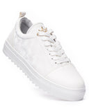 Men's Low Top Sneakers Crowned Designer Shoes Camo-White (4)