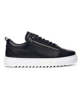 Men's Low Top Sneakers Zipper Designer Shoes Black