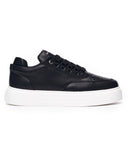 Men's Low Top Sneakers Shoes Black