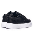 Women's Low Top Sneakers Shoes Black (3)
