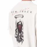 Z-Rebel Water-Based Print Oversized White T-shirt (6)