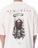 Z-Rebel Water-Based Print Oversized White T-shirt (7)