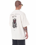 Z-Rebel Water-Based Print Oversized White T-shirt (9)