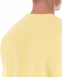 ‘’Freedom’’ Men's Printed Thick Fabric Oversized Yellow T-shirt (5)