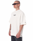 Men's Oversized Martin Valen Sleeve and Chest 3D Printed White Heavy T-Shirt (2)