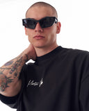 Men's Oversized Chest Sleeve and Back 3D Printed Black Heavy T-Shirt (13)