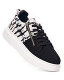 Chunky Sneakers Zebra Zipper Shoes (4)