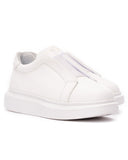 Men's Slip On Sneakers Shoes White (2)